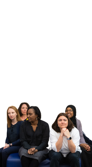 A group of women sitting together